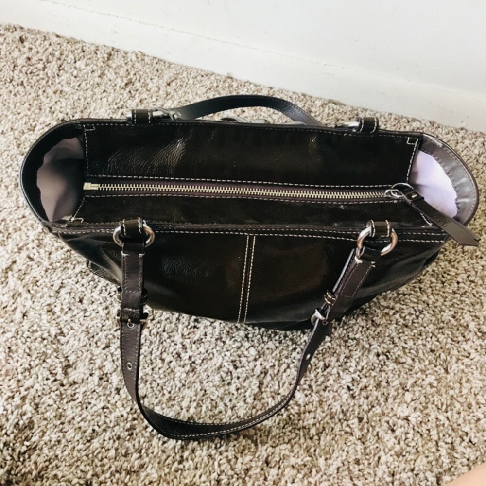 Coach Brown Leather Satchel - Picture 6 of 8